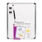 Charles Leonard Framed Magnetic Dry Erase Board w/Marker, Magnets, Silver, 11x14, PK3 35314 - alternate 2